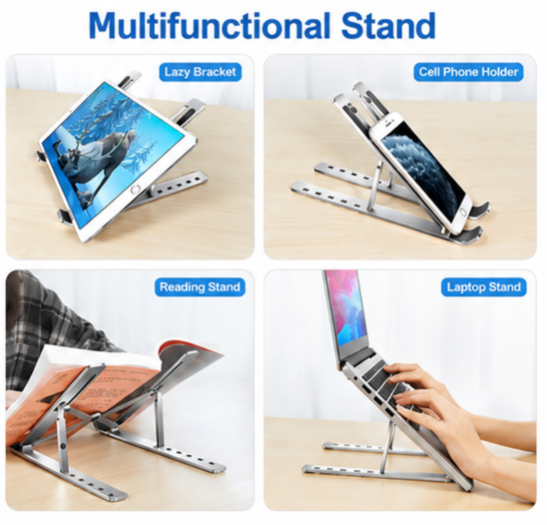 Foldable laptop stand