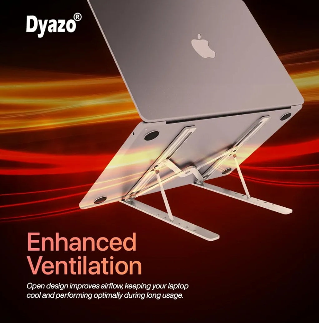 Foldable laptop stand