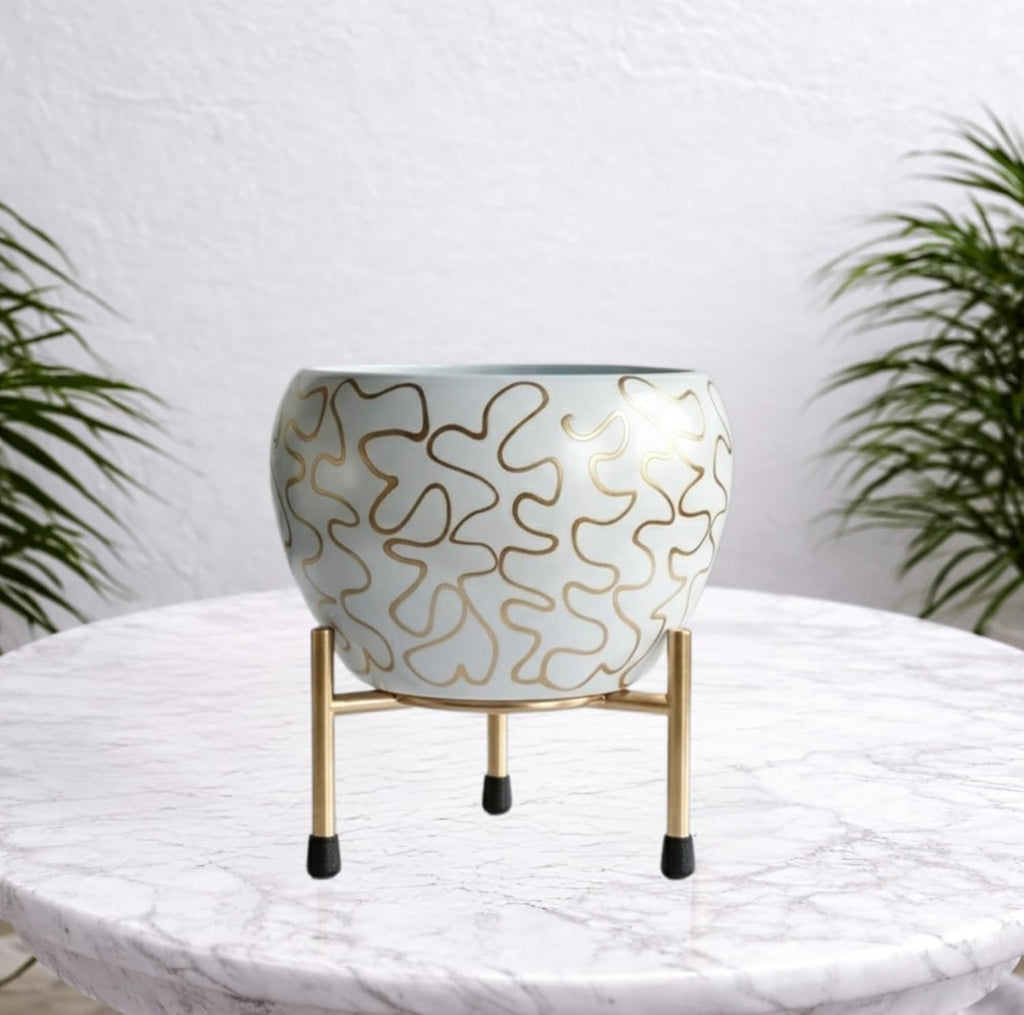Metal Flower Pot